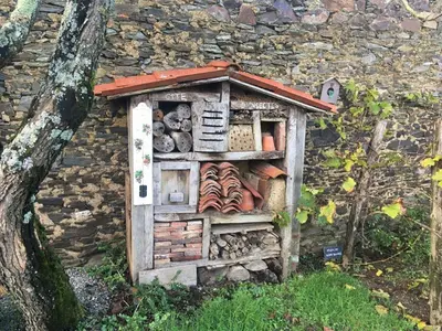 Jardin de l'établissement Gîtes la Bréjolière