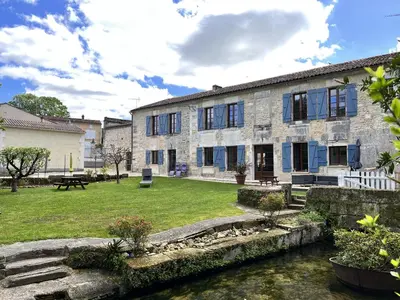 Jardin de l'établissement Petit Moulin De Veillard