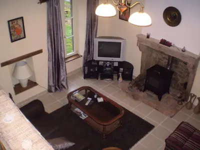 Télévision ou salle de divertissement dans l'établissement Peach Cottage