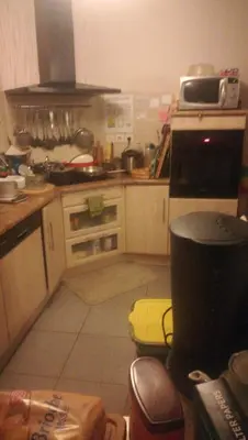 Cuisine ou kitchenette dans l'établissement maison la croix chambre chez l ' habitant