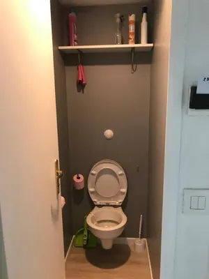 Salle de bains dans l'établissement Appartement Futuroscope-P'