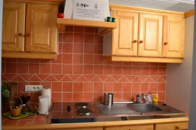 Cuisine ou kitchenette dans l'établissement Le Petit Massigny