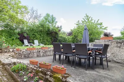 Jardin de l'établissement Gite de la Gravee