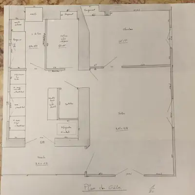 Plan de l'établissement Le Cèdre Bleu