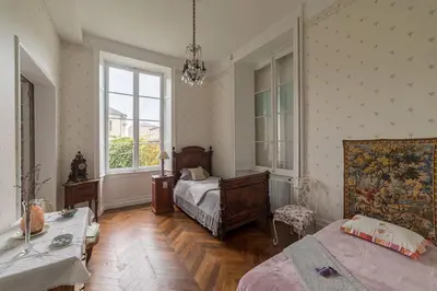 Un ou plusieurs lits dans un hébergement de l'établissement La Maison De Maitre