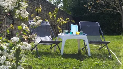 Jardin de l'établissement Manoir de Vilaines