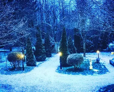 L'établissement Montaurand en hiver