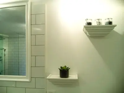 Salle de bains dans l'établissement La Gauviniere
