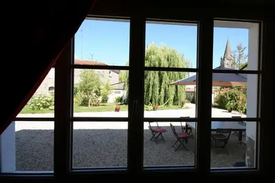Jardin de l'établissement La Ferme Fortin
