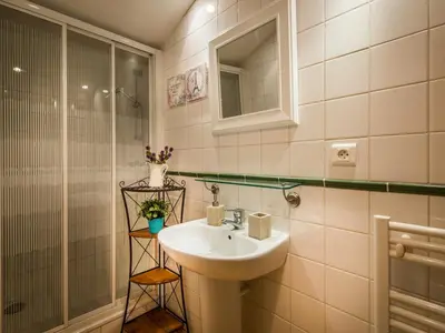 Salle de bains dans l'établissement Chateau Le Retail