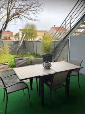 Balcon ou terrasse dans l'établissement Le defi
