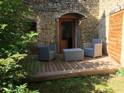 Coin salon dans l'établissement Petite escale Vivonnoise a 2