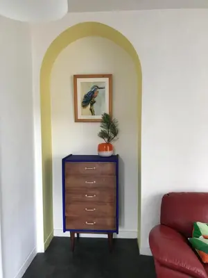 Coin salon dans l'établissement Appartement Les Acanthes 2ch Poitiers centre