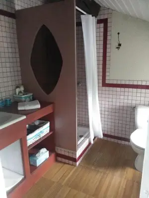 Salle de bains dans l'établissement Le Marais Picotin