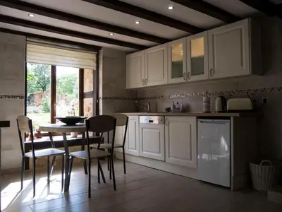 Cuisine ou kitchenette dans l'établissement chez daisy