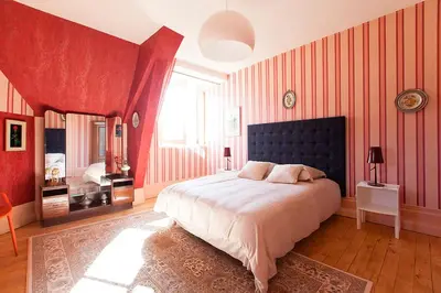 Un ou plusieurs lits dans un hébergement de l'établissement Chateau Marieville