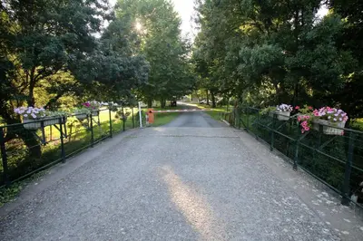 Jardin de l'établissement Camping L'îlot du Chail