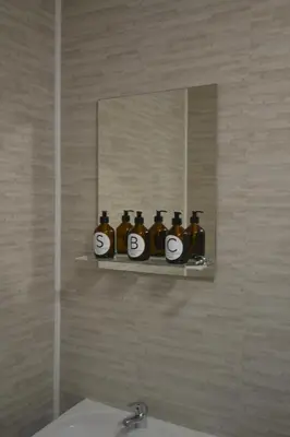 Salle de bains dans l'établissement Maison du Verger