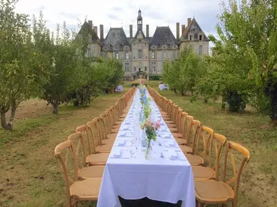 Jardin de l'établissement Château de Saint Loup