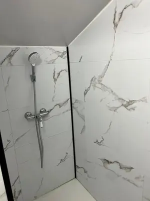Salle de bains dans l'établissement Relais de la Venise verte