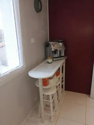 Cuisine ou kitchenette dans l'établissement Comme chez vous