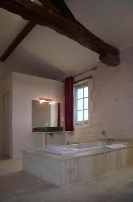 Plan de l'établissement Chambre d'Hôtes Clos des Pierres Blanches