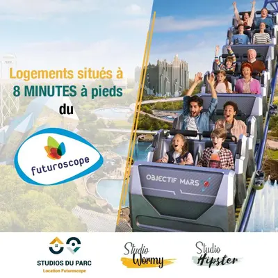 Plan de l'établissement Studios du Parc apparts Hôtel - Futuroscope