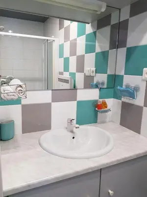 Salle de bains dans l'établissement La Turlure