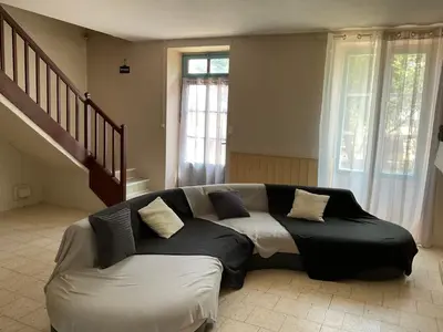 Coin salon dans l'établissement Chambres, Table d'Hôtes et Gites Les Mesanges
