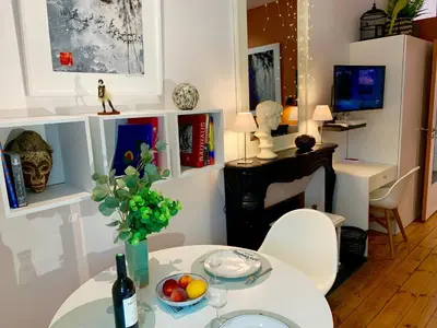 Télévision ou salle de divertissement dans l'établissement L'Art Studio hyper centre
