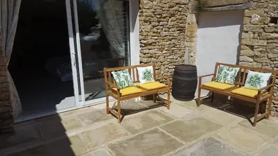 Coin salon dans l'établissement Le Champêtre
