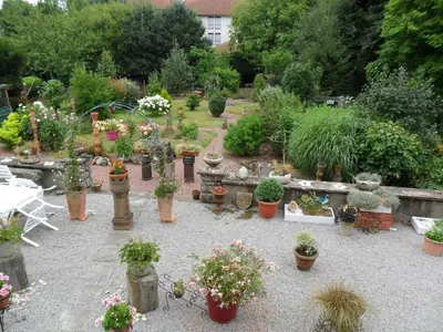 Jardin de l'établissement Chambres d'Hôtes Bienvenue