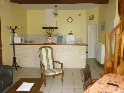 Cuisine ou kitchenette dans l'établissement Gîte Le Logis de Faugerit
