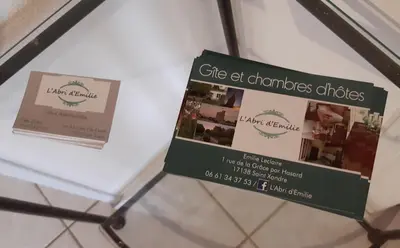 Certificat, récompense, panneau ou autre document affiché dans l'établissement L'Abri d'Emilie - Chambre d'hôtes