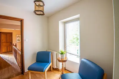 Coin salon dans l'établissement Maison familiale