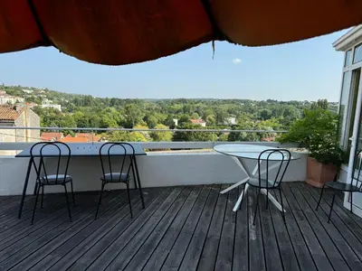 Balcon ou terrasse dans l'établissement Laferrière
