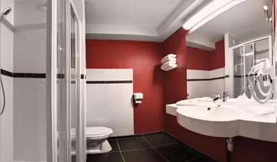 Salle de bains dans l'établissement Ace Hotel Poitiers