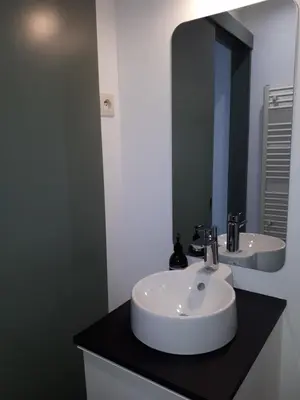 Salle de bains dans l'établissement Un Appart en Ville
