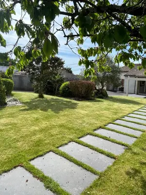 Jardin de l'établissement Les Chènevottes au Hameau 1936