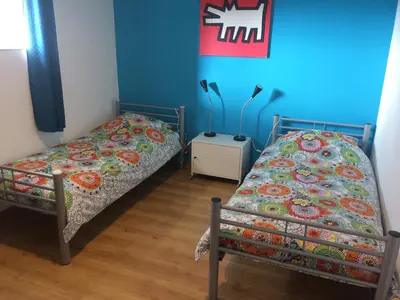 Un ou plusieurs lits dans un hébergement de l'établissement GÎTE Les Buis