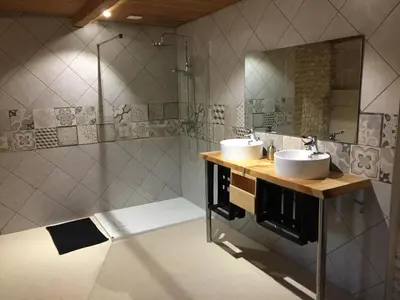 Salle de bains dans l'établissement Têtes à l'air
