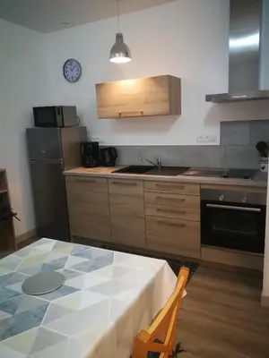 Cuisine ou kitchenette dans l'établissement lupin