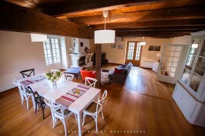 Cuisine ou kitchenette dans l'établissement Maison d'hôtes le Moulin de Bois Coûtant