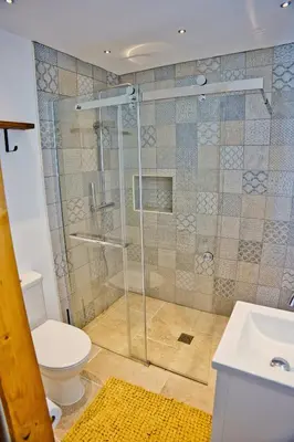 Salle de bains dans l'établissement Les Picardies