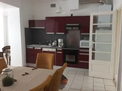 Cuisine ou kitchenette dans l'établissement l'echoppe rochelaise