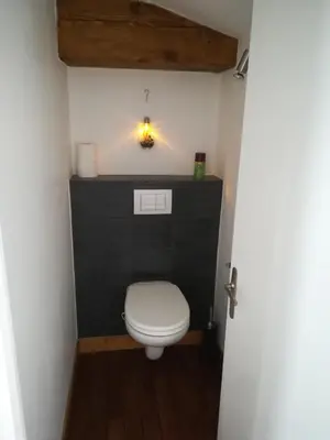 Salle de bains dans l'établissement Les Marmottes Charentaises
