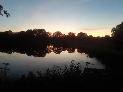 Paysage naturel près de le camping
