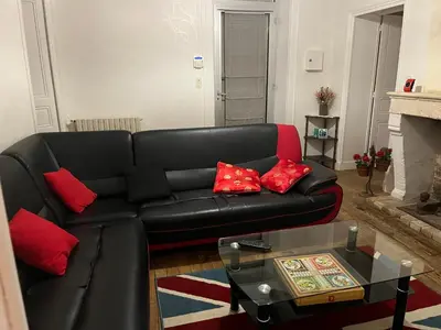 Coin salon dans l'établissement Chez Lysette