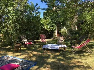 Jardin de l'établissement Zen au Marais Hammam Massages
