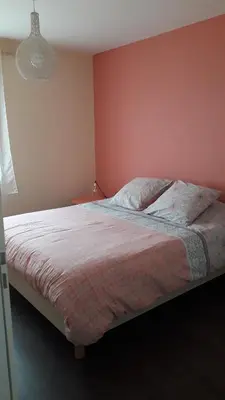 Un ou plusieurs lits dans un hébergement de l'établissement La halte chambre chez l habitant